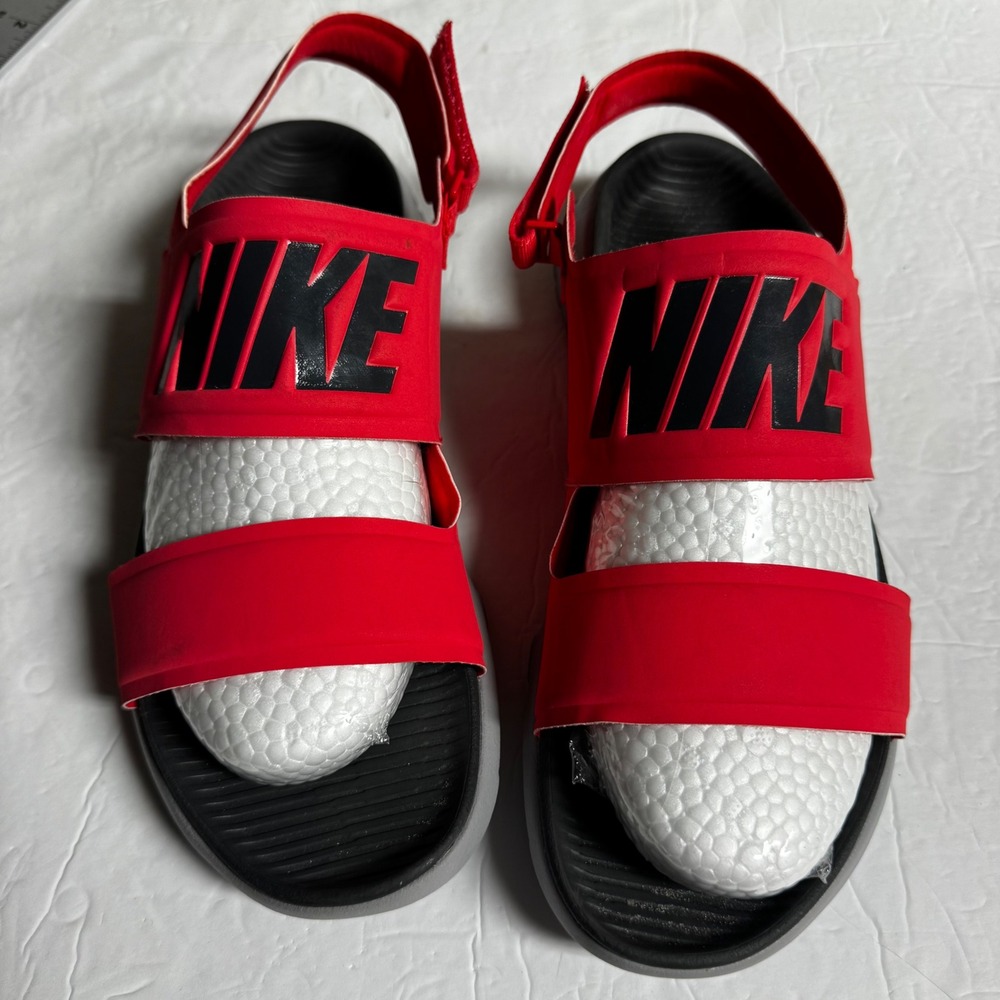 Nike Ultra Comfort 3 Slide Sandals Red Black 882694-800‎ Womens 11
